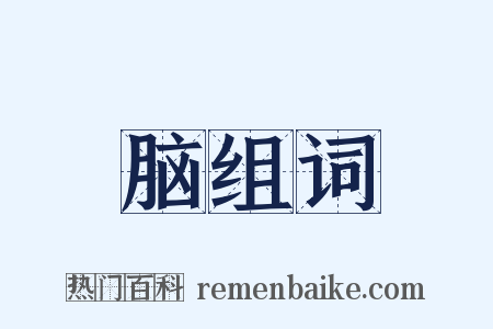 脑组词是什么意思的图片